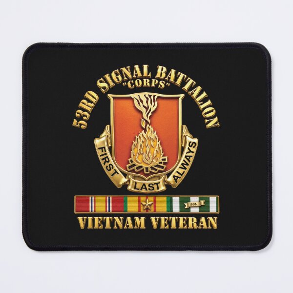 Item preview, 53rd Signal Battalion (Corps) - Vietnam Veteran with VN SVC w 3D GOld Enhanced X 300 designed and sold by Military Insignia Products.