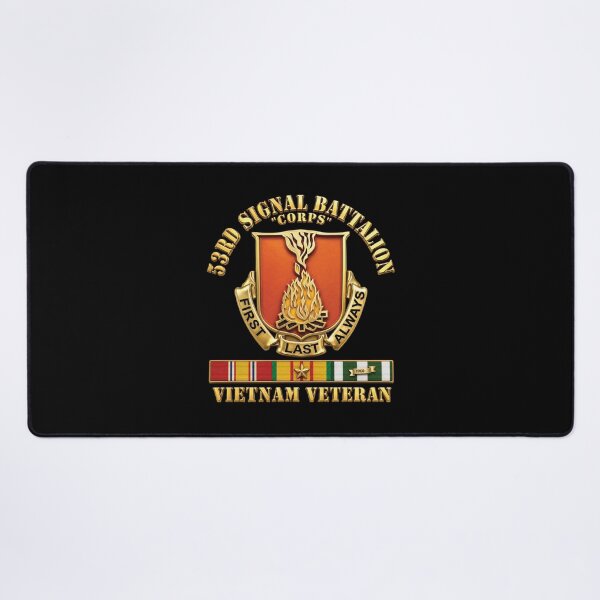 Item preview, 53rd Signal Battalion (Corps) - Vietnam Veteran with VN SVC w 3D GOld Enhanced X 300 designed and sold by Military Insignia Products.