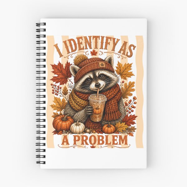 Item preview,  I Identify As A Problem Raccoon Fall designed and sold by NightSpell.