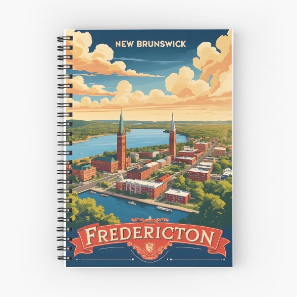 Item preview, New Brunswick Fredericton Island Canada Vintage Travel Tourism designed and sold by TravelersGems.