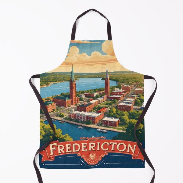Item preview, New Brunswick Fredericton Island Canada Vintage Travel Tourism designed and sold by TravelersGems.