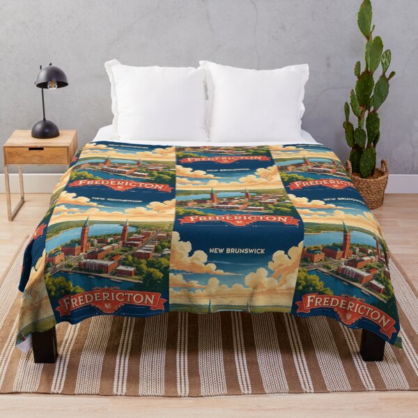 Item preview, New Brunswick Fredericton Island Canada Vintage Travel Tourism designed and sold by TravelersGems.