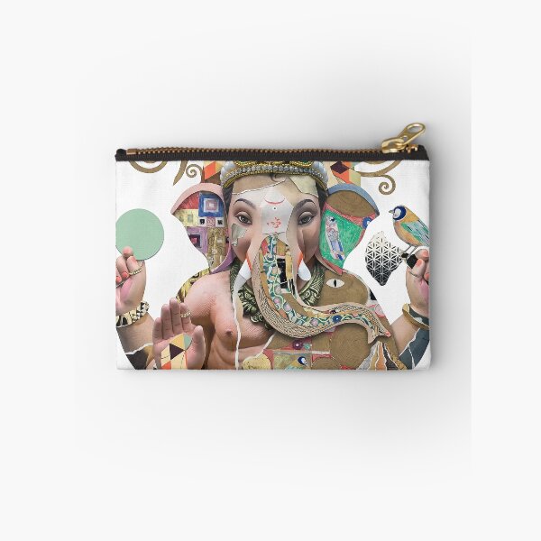 Item preview, Lord Ganesha Sacred Geometry Collage designed and sold by Mystikos Art.