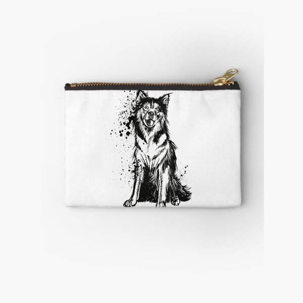 Item preview, Husky Ink Splatter Portrait designed and sold by Inkversed.