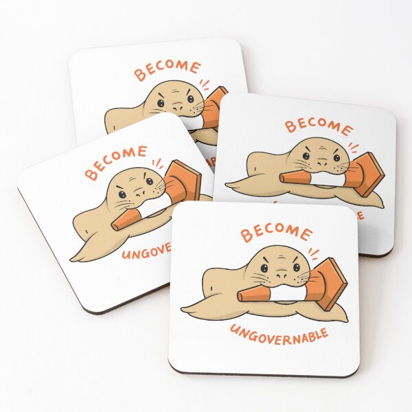 Item preview, Become Ungovernable Neil the seal designed and sold by CoquetteGoose.