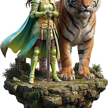 Artwork thumbnail, Female warrior by PP&RAINBOW SHOP