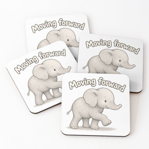 Item preview, Moving Forward – Baby Elephant designed and sold by ChirpInc.
