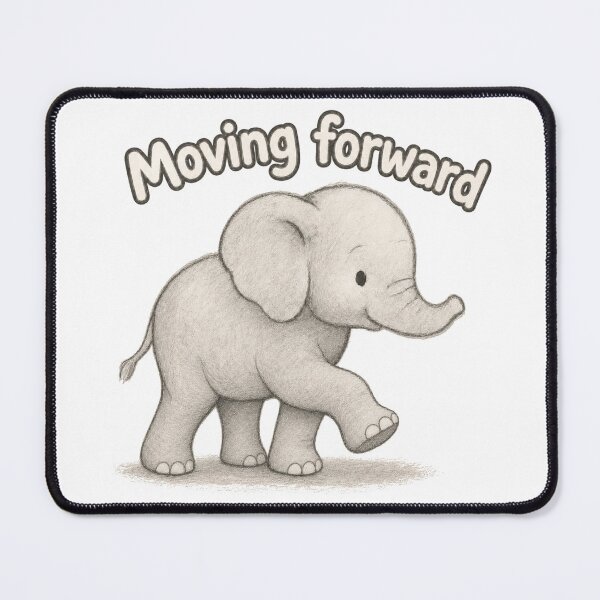 Item preview, Moving Forward – Baby Elephant designed and sold by ChirpInc.