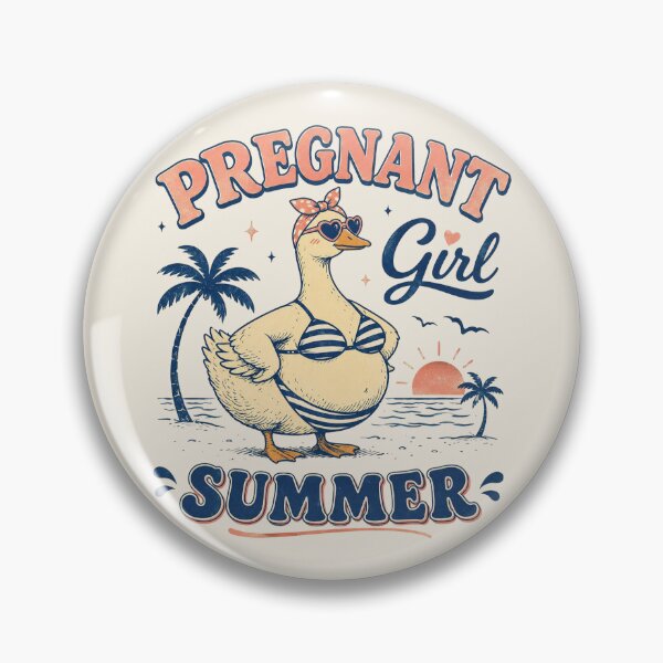 Item preview, Pregnant Girl Summer, Summer Goose, Cute Pregnancy Gift, Summer Party Wear, Funny Announcement designed and sold by Sprinkle12345.