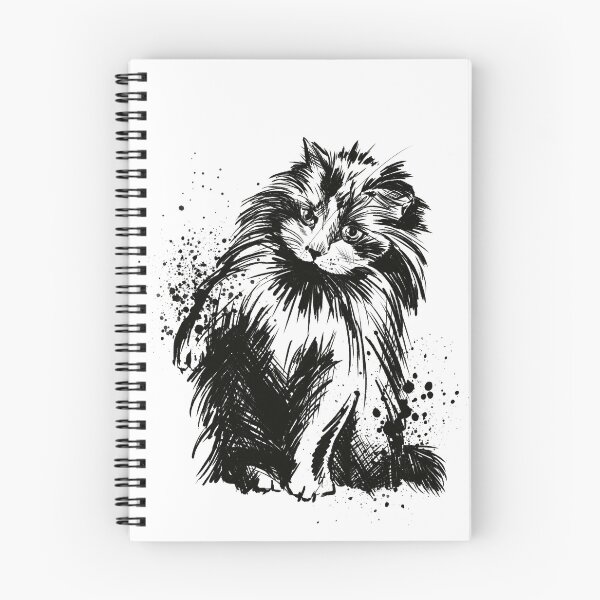 Item preview, Ragdoll Cat Ink Splatter Portrait designed and sold by Inkversed.