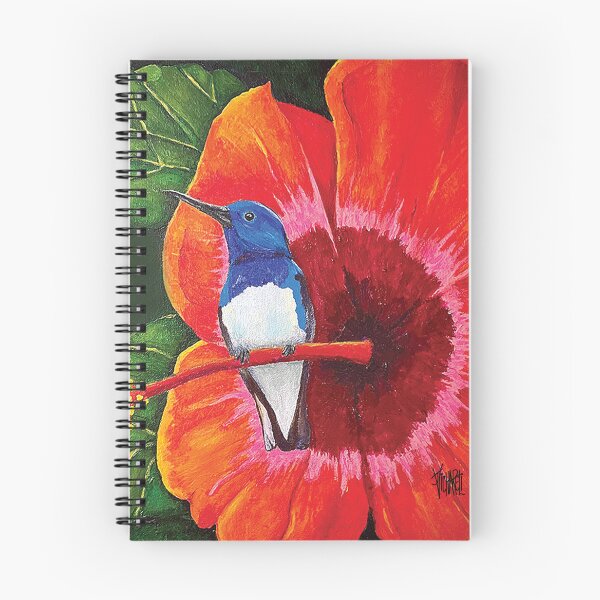 Item preview, BLUE HUMMINGBIRD ON HIBISCUS designed and sold by Jesus Vichareli.
