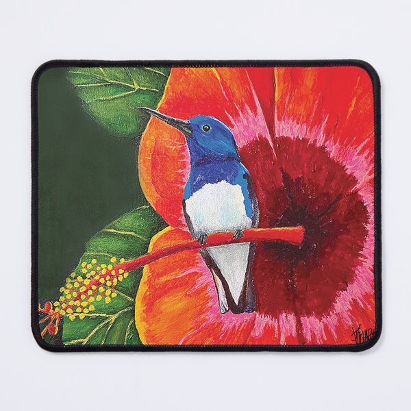 Item preview, BLUE HUMMINGBIRD ON HIBISCUS designed and sold by Jesus Vichareli.