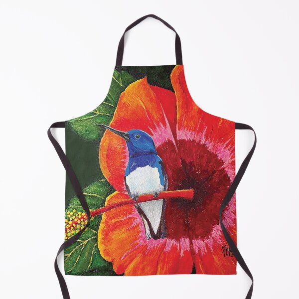 Item preview, BLUE HUMMINGBIRD ON HIBISCUS designed and sold by Jesus Vichareli.