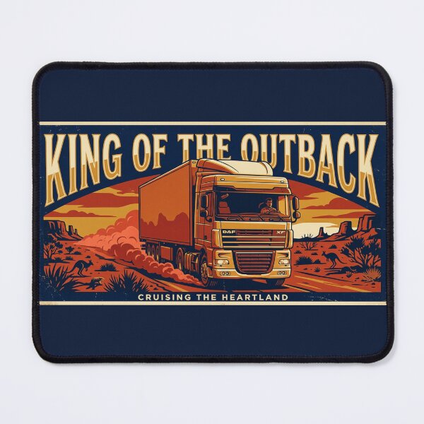 Item preview, DAF XF Outback King Poster designed and sold by Dimensionality.