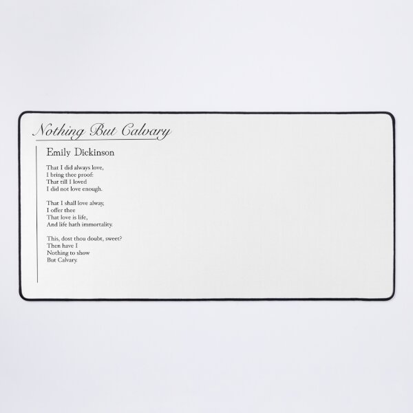 Item preview, That I Did Always Love | Emily Dickinson Love Poetry Art designed and sold by The Prose Atelier.