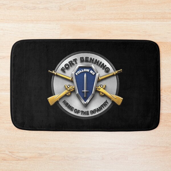 Item preview, 3D Enhanced - Fort Benning - Follow Me - Home of the infantry Emblem designed and sold by Military Insignia Products.