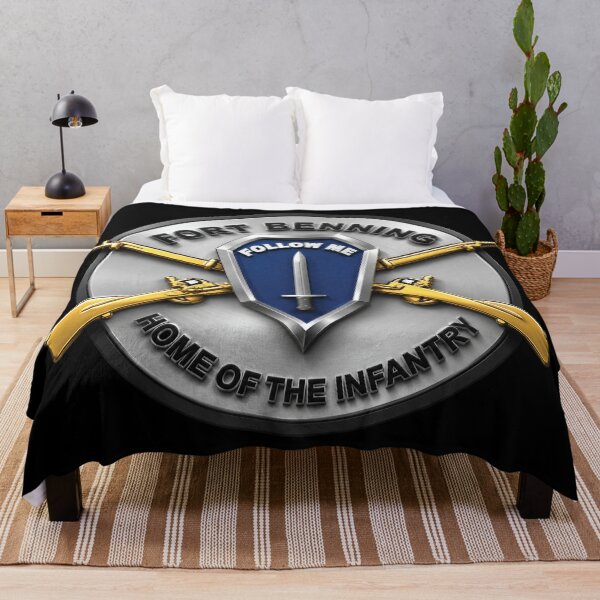 Item preview, 3D Enhanced - Fort Benning - Follow Me - Home of the infantry Emblem designed and sold by Military Insignia Products.
