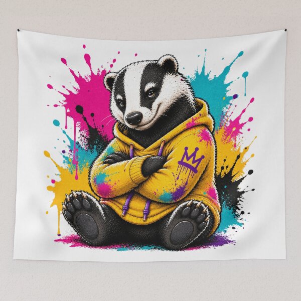 Item preview, Graffiti Badger designed and sold by Thor-stone.