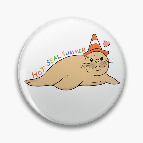 Item preview, Hot Seal Summer Neil the seal designed and sold by CoquetteGoose.
