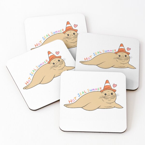 Item preview, Hot Seal Summer Neil the seal designed and sold by CoquetteGoose.