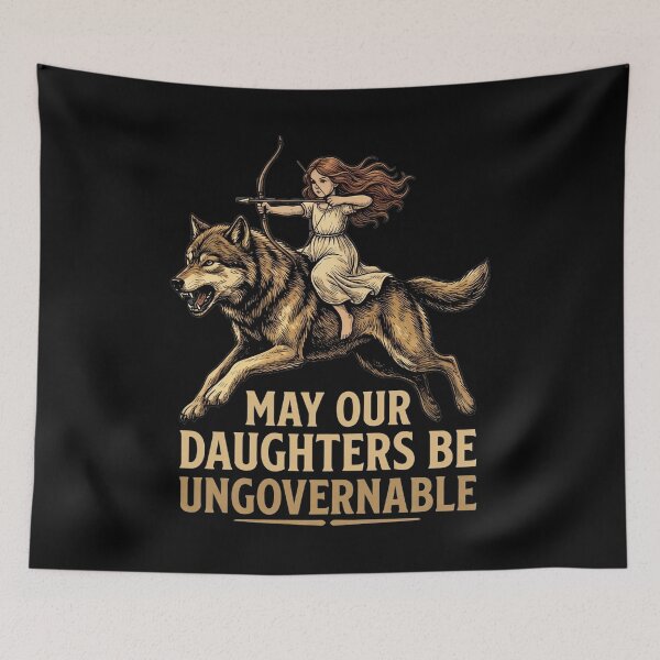 Item preview, May Our Daughters Be Ungovernable Wolf Archer designed and sold by SiarheiYur.