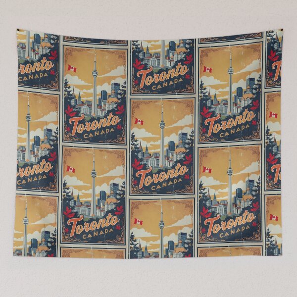 Item preview, Toronto Canada Vintage Travel Tourism designed and sold by TravelersGems.