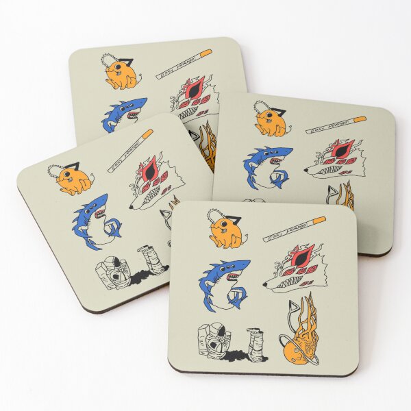 Item preview, Adorable Chainsaw Devil Sticker Collection Vintage Anime Design designed and sold by CosmicFna.