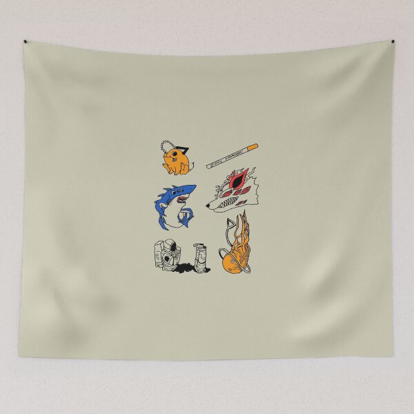 Item preview, Adorable Chainsaw Devil Sticker Collection Vintage Anime Design designed and sold by CosmicFna.