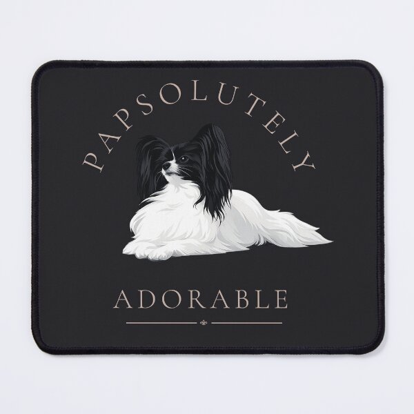 Item preview, Papsolutely Adorable | Elegant Papillon Dog Lover Gift designed and sold by PapillonArtStudio.