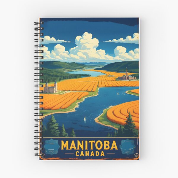 Item preview, Manitoba Canada Vintage Travel Tourism designed and sold by TravelersGems.