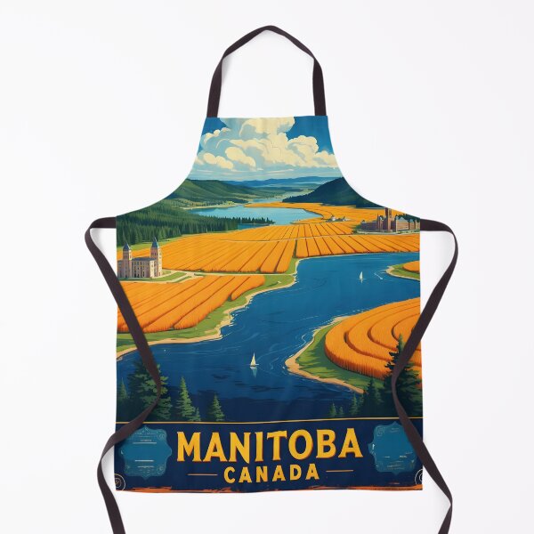 Item preview, Manitoba Canada Vintage Travel Tourism designed and sold by TravelersGems.