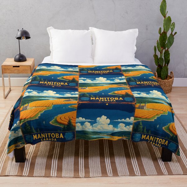 Item preview, Manitoba Canada Vintage Travel Tourism designed and sold by TravelersGems.
