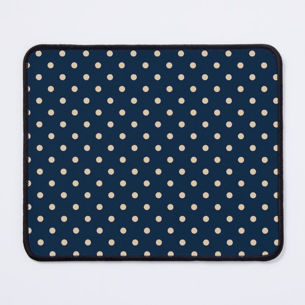 Item preview, Polka Dots in Dark Navy Blue and Beige designed and sold by kierkegaard.