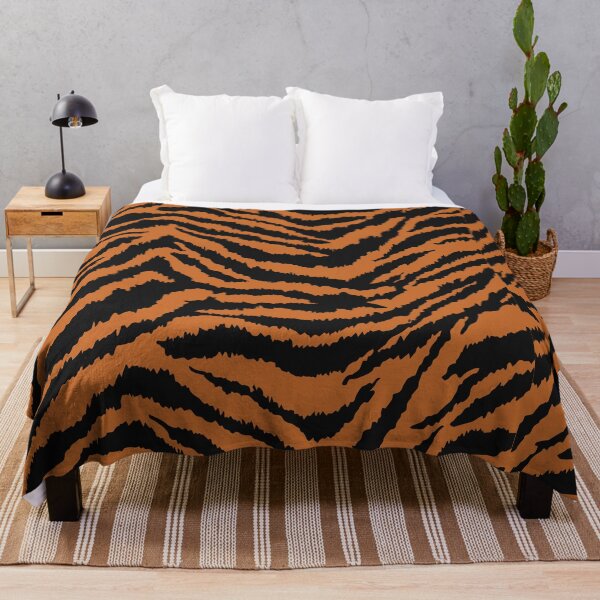Item preview, Tiger Skin Pattern | Burnt Orange Animal Print designed and sold by The High Hippo.