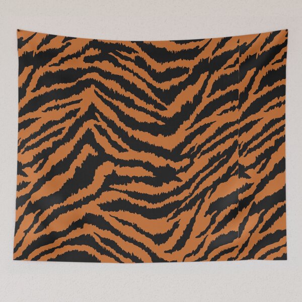 Item preview, Tiger Skin Pattern | Burnt Orange Animal Print designed and sold by The High Hippo.