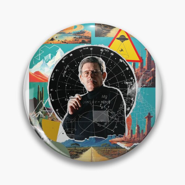 Item preview, Art Bell Inspired Surreal Collage designed and sold by Mystikos Art.