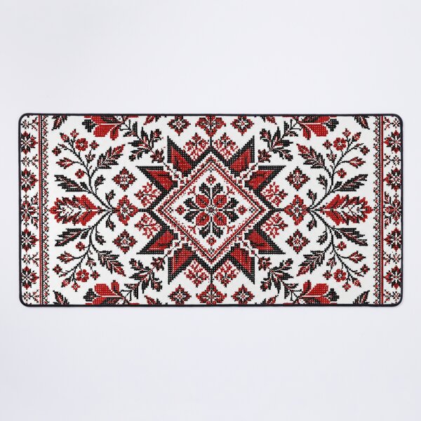 Item preview, Authentic Ukrainian Folk Art Radiant Star and Cross Stitch Roses designed and sold by BrainCurves.