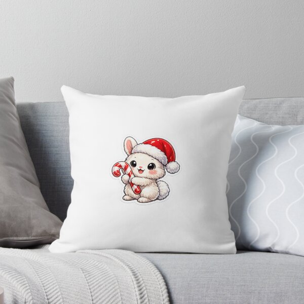 Item preview, ?? Christmas Bunny Sticker | Cute Holiday Vinyl Sticker ?✨ designed and sold by Sticker_Verse_Studio.