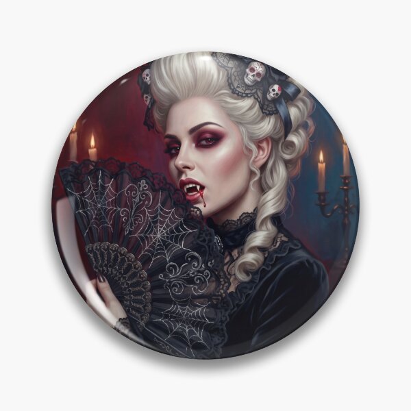 Item preview, Elegant Gothic Vampire Lady Portrait designed and sold by AnnArtshock.