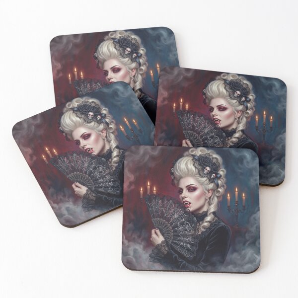 Item preview, Elegant Gothic Vampire Lady Portrait designed and sold by AnnArtshock.