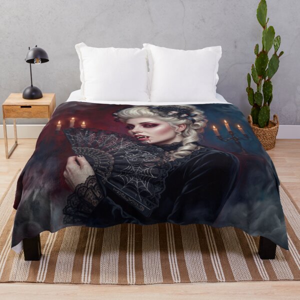 Item preview, Elegant Gothic Vampire Lady Portrait designed and sold by AnnArtshock.