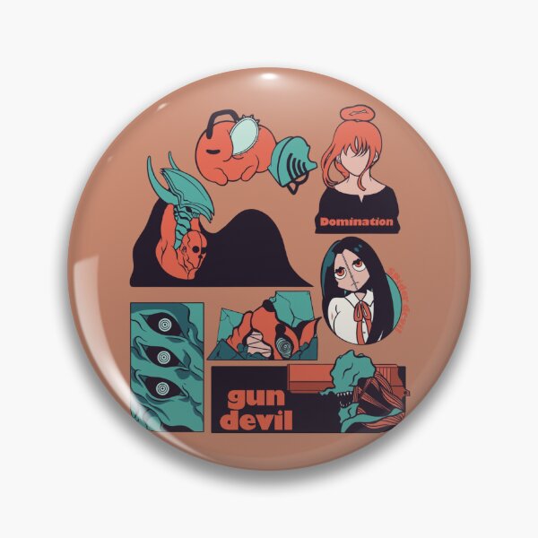 Item preview, Adorable Chainsaw Devil Sticker Collection Vintage Anime Design designed and sold by CosmicFna.