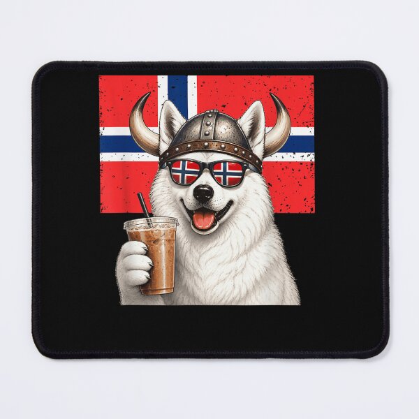 Item preview, Norway Ro Norwegian Dog Coffee Flag Boys designed and sold by studiopekepeke.