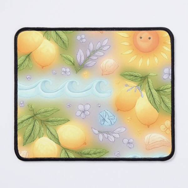 Item preview, Sun, Lemons and Waves - Gentle Summer Illustration designed and sold by Natalia-Vlad.