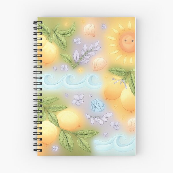 Item preview, Sun, Lemons and Waves - Gentle Summer Illustration designed and sold by Natalia-Vlad.