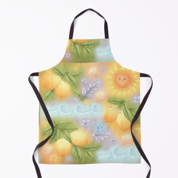 Item preview, Sun, Lemons and Waves - Gentle Summer Illustration designed and sold by Natalia-Vlad.