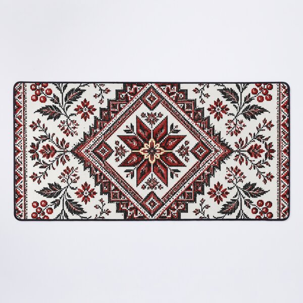 Item preview, Intricate Ukrainian Vyshyvanka Dense Floral Mandala Pattern designed and sold by BrainCurves.