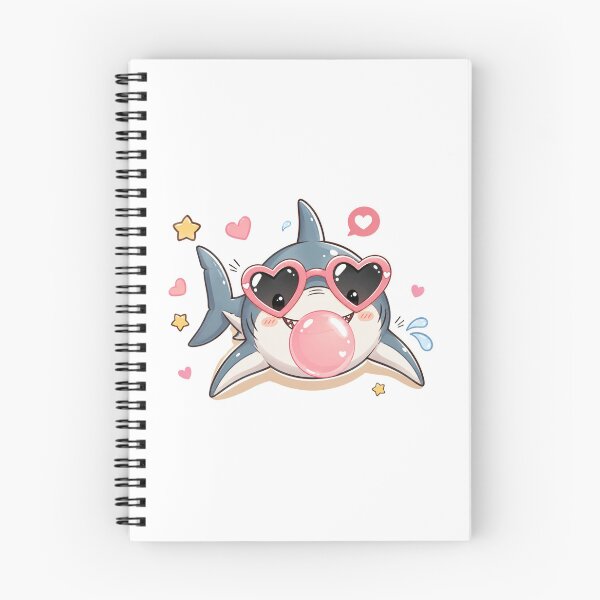 Item preview, Shark Blowing Bubble, Cute Shark, Retro Shark Bubble Gum, Beach Vacation, Ocean Lover Gift designed and sold by Sprinkle12345.