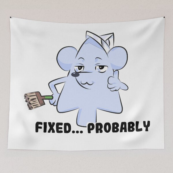 Item preview, Fixed... Probably | Funny Coding Mouse for Developers designed and sold by Mammoths.