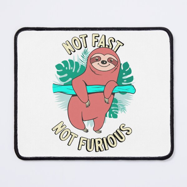 Item preview, Funny Sloth Not Fast Not Furious Retro Art designed and sold by Alphatheard.